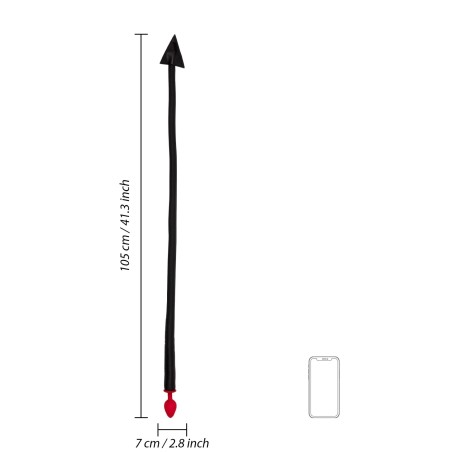 Devil's Tail - Czerwony Korek Analny z Ogonem Diabła