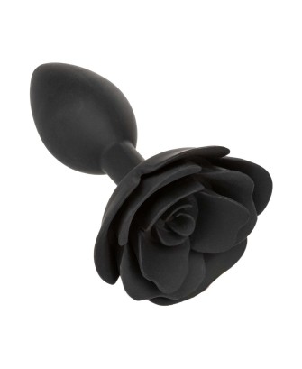 Forbidden Large Rose - Czarny korek Analny Róża