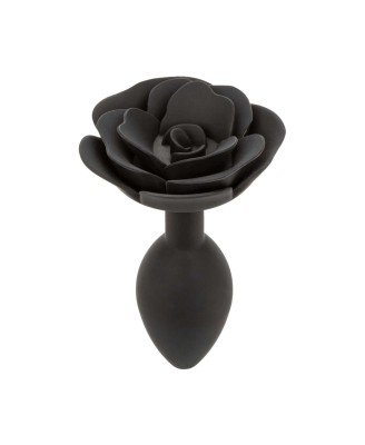 Forbidden Large Rose - Czarny korek Analny Róża