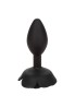 Large Rose Anal Plug Black