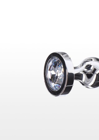 Diamond Star Beads - Metalowy Korek Analny Korale z Kryształem