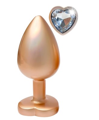 GLEAMING LOVE - Złoty Korek Analny - Duży