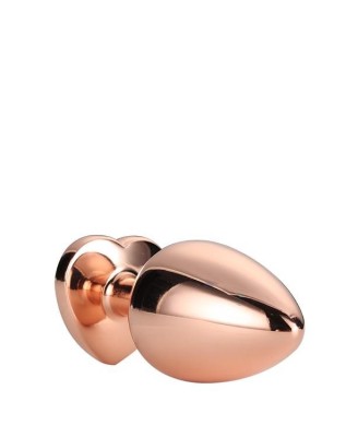 GLEAMING LOVE - Korek Analny z Kryształkiem - RoseGold