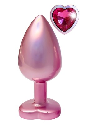 GLEAMING LOVE - Różowy Korek Analny - Duży