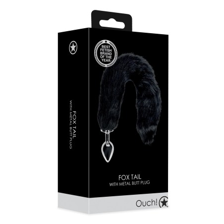 Korek Analny z Czarnym Lisim Ogonem