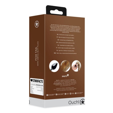 Korek Analny z Rudym Lisim Ogonem