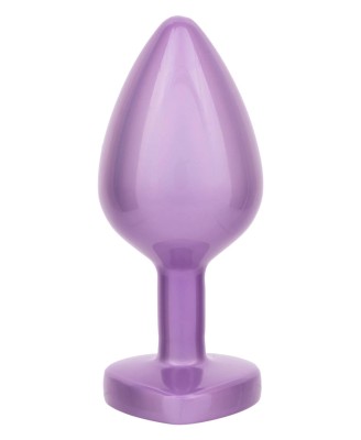 Diamond Heart Plug Large Purple