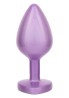 Diamond Heart Plug Large Purple