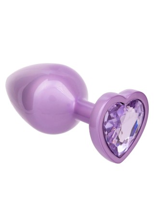 Diamond Heart Plug Large Purple