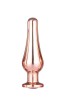 GLEAMING LOVE ROSE GOLD PLEASURE - Korek Analny z Kryształkiem - M