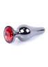 MyLove Toys - Jewellery Dark Silver BUTT PLUG- Red