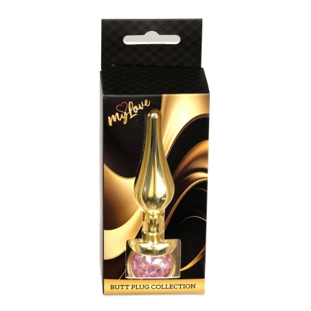 MyLove Toys - Jewellery Gold BUTT PLUG- Rose