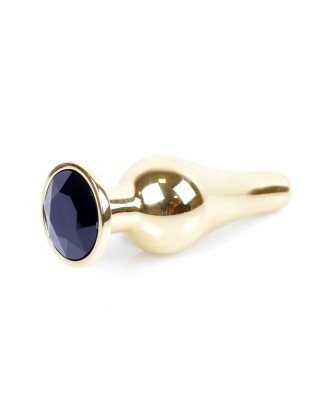 MyLove Toys - Jewellery Gold BUTT PLUG- Black