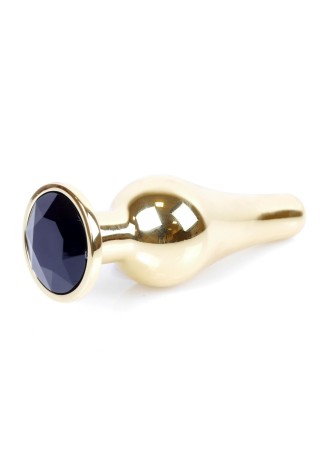 MyLove Toys - Jewellery Gold BUTT PLUG- Black