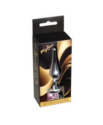 MyLove Toys - Jewellery Silver BUTT PLUG- Rose