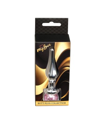 MyLove Toys - Jewellery Silver BUTT PLUG- Rose