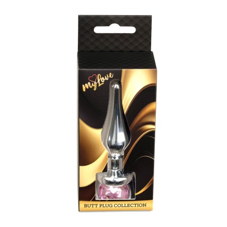 MyLove Toys - Jewellery Silver BUTT PLUG- Rose