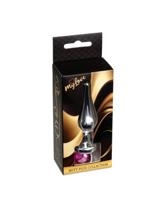 MyLove Toys - Jewellery Silver BUTT PLUG- Pink