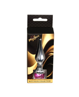 MyLove Toys - Jewellery Silver BUTT PLUG- Pink