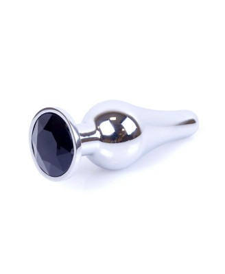 MyLove Toys - Jewellery Silver BUTT PLUG- Black