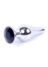 MyLove Toys - Jewellery Silver BUTT PLUG- Black
