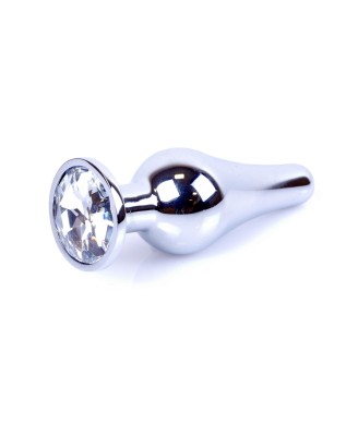 MyLove Toys - Jewellery Silver BUTT PLUG- Clear