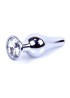 MyLove Toys - Jewellery Silver BUTT PLUG- Clear