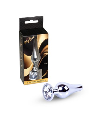 MyLove Toys - Jewellery Silver BUTT PLUG- Clear
