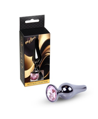 MyLove Toys - Jewellery Dark Silver BUTT PLUG- Rose