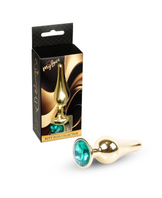 MyLove Toys - Jewellery Gold BUTT PLUG- Green