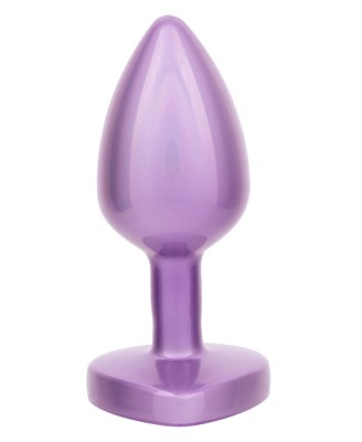 Diamond Heart Plug Small Purple
