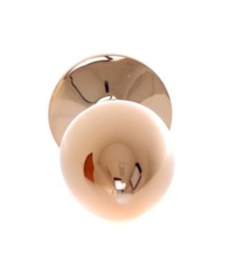 MyLove Toys - Korek Analny Rose Gold z Brzoskwiniową Różą