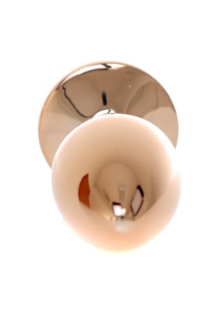 MyLove Toys - Korek Analny Rose Gold z Brzoskwiniową Różą