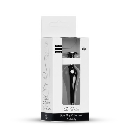 Plug-Jewellery Dark Silver BUTT PLUG- Rose