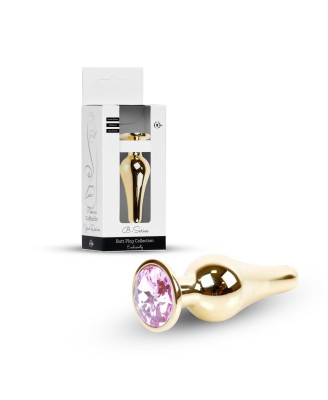 Plug-Jewellery Gold BUTT PLUG- Rose