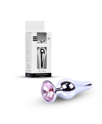 Plug-Jewellery Silver BUTT PLUG- Rose