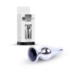 Plug-Jewellery Silver BUTT PLUG- Black