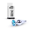 Plug-Jewellery Silver BUTT PLUG- Light Blue