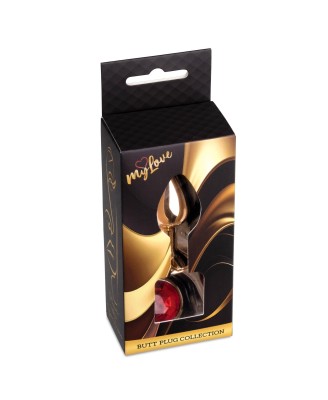 MyLove Toys - Jewellery Red Gold PLUG- Red