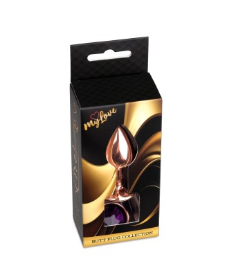 MyLove Toys - Jewellery Red Gold PLUG- Purple