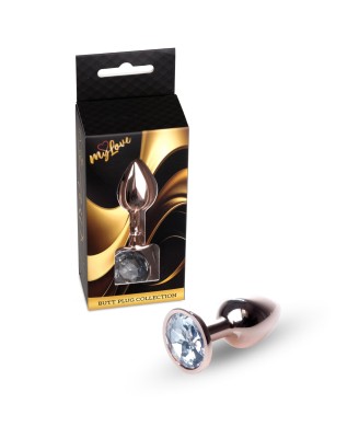 MyLove Toys - Jewellery Red Gold PLUG- Clear
