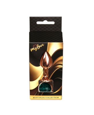 MyLove Toys - Jewellery Red Gold PLUG- Green