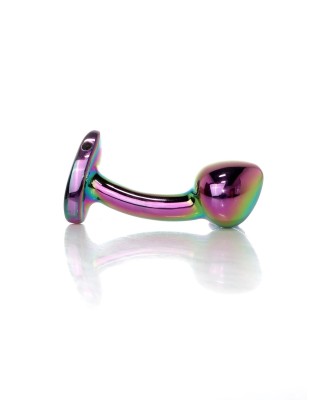 Jewellery Multicolour Zakrzywiony Korek Analny - S