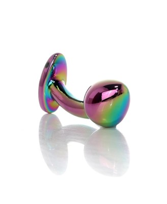 Jewellery Multicolour Zakrzywiony Korek Analny - S