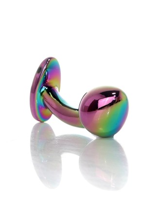 Jewellery Multicolour Zakrzywiony Korek Analny - S
