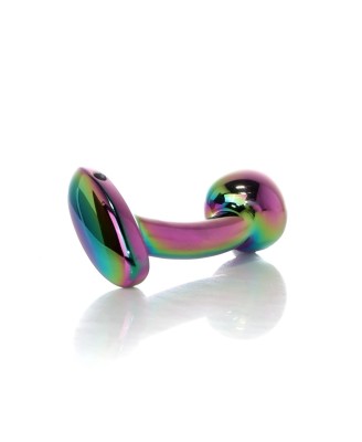 Jewellery Multicolour Zakrzywiony Korek Analny - S