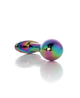 Jewellery Multicolour Zakrzywiony Korek Analny - S