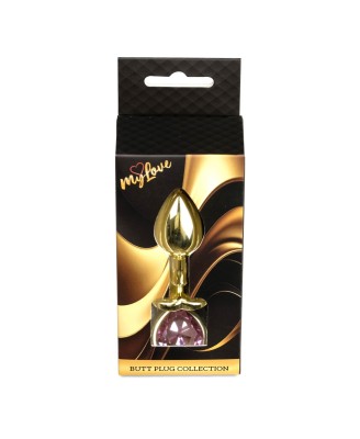MyLove Toys - Jewellery Gold  Heart PLUG- Rose