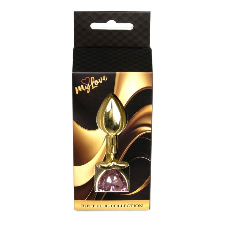 MyLove Toys - Jewellery Gold  Heart PLUG- Rose