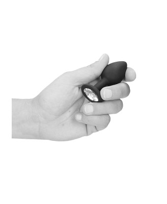 Silicone Butt Plug with Removable Jewel